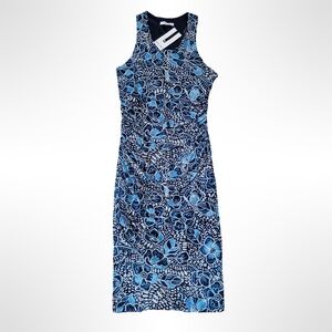 NWT Nine WestWomen's Nine West Ruched Fitted Tank Top Dress